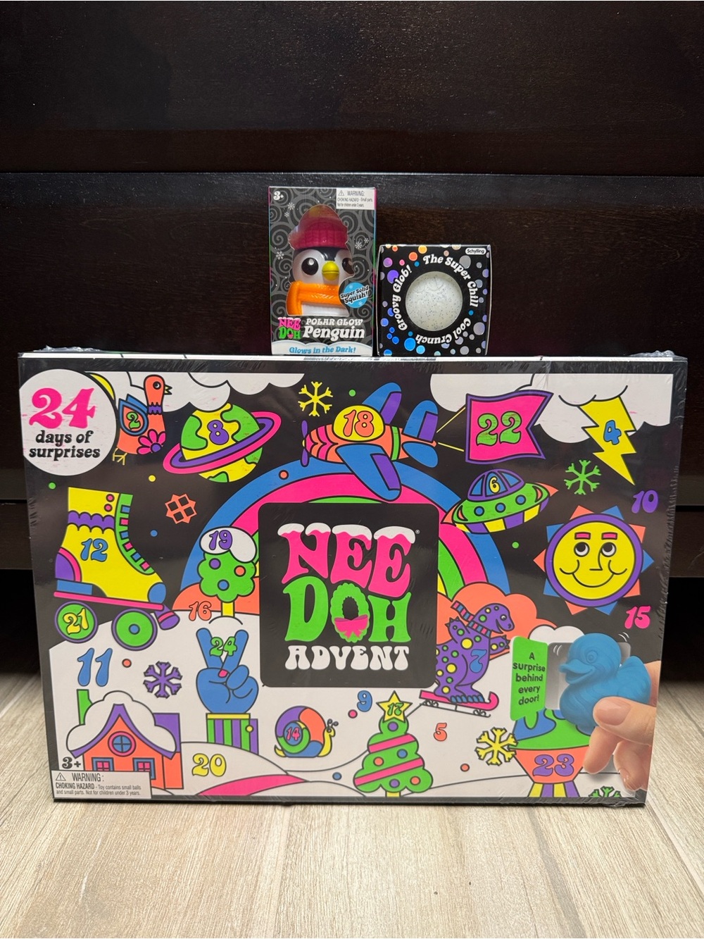 NeeDoh Advent Polar Glow Penguin Bundle!